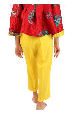 yellow Capri pants Laboratorio Capri | DANDYCREPEGIALLO
